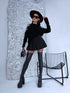 Jumper "FESTIVE W2405" - BLACK